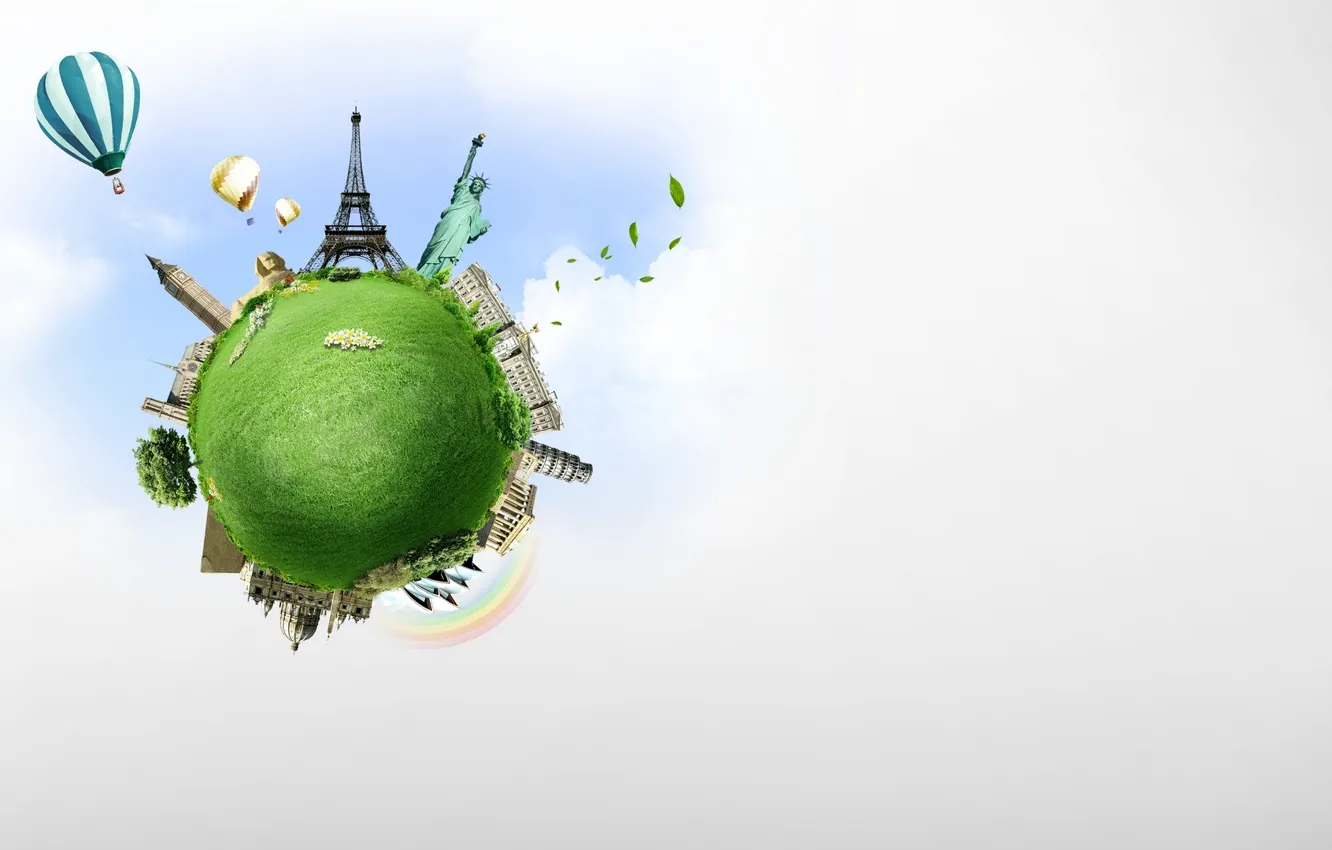 Photo wallpaper white, background, minimalism, 7чудес