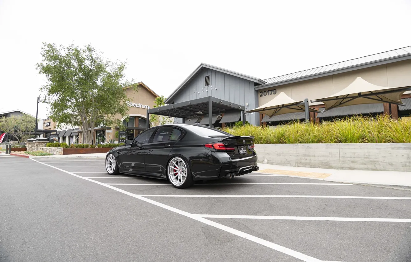 Photo wallpaper Rear view, Parking, F90, M5 Competition