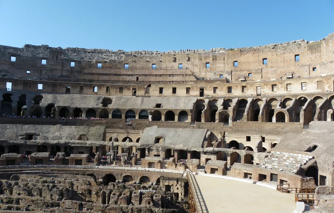 Photo wallpaper Rome, Colosseum, Italy, roma, Italy, Italia, Coliseum