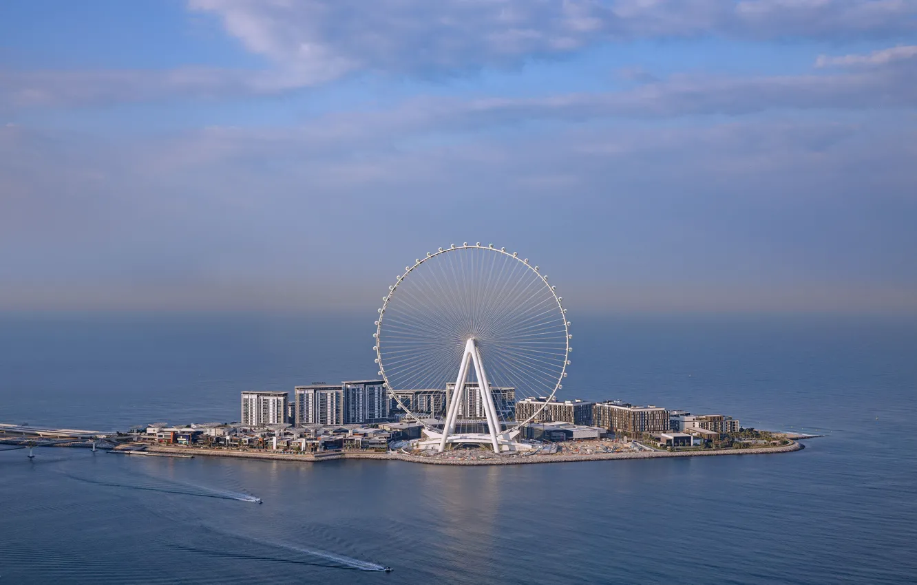 Photo wallpaper Ferris wheel, Dubai, UAE