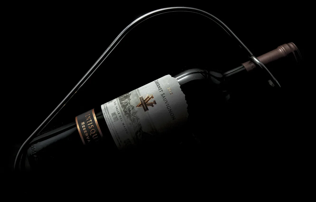 Photo wallpaper background, wine, bottle, Viña Ventisquero