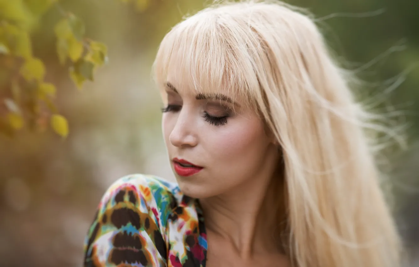 Photo wallpaper face, background, hair, blonde, cutie, Sophia