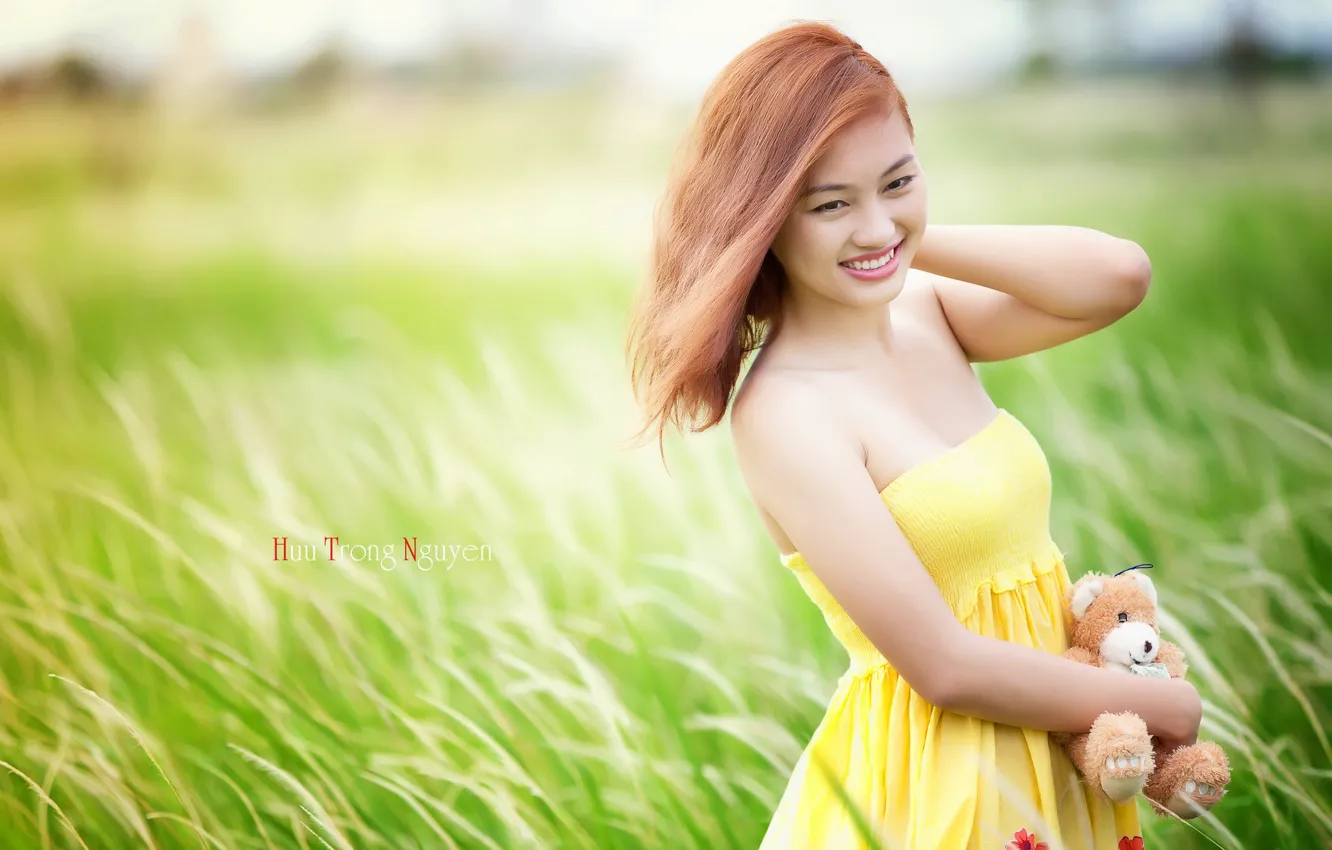 Photo wallpaper summer, girl, mood, Asian