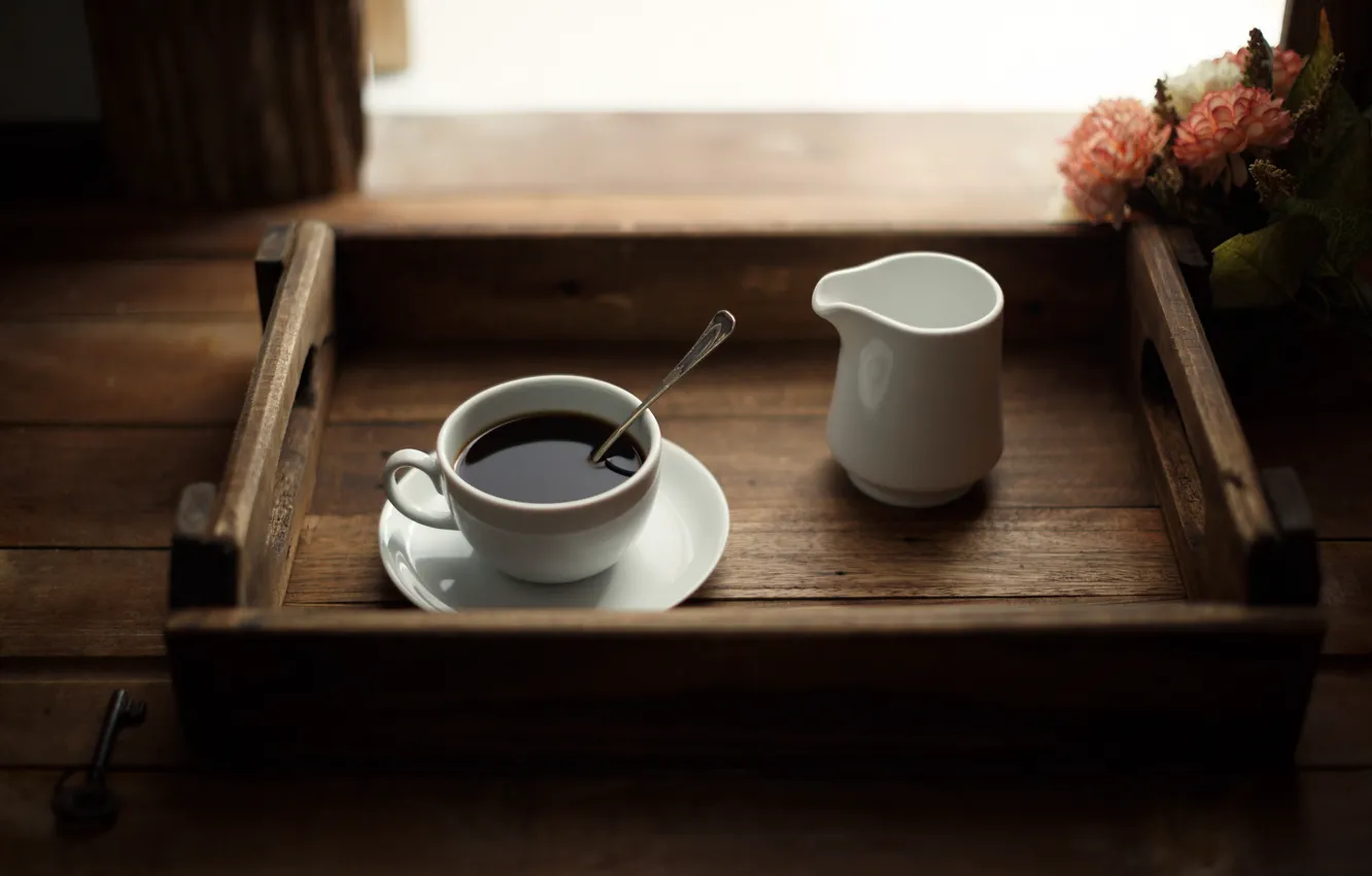 Photo wallpaper background, coffee, Cup