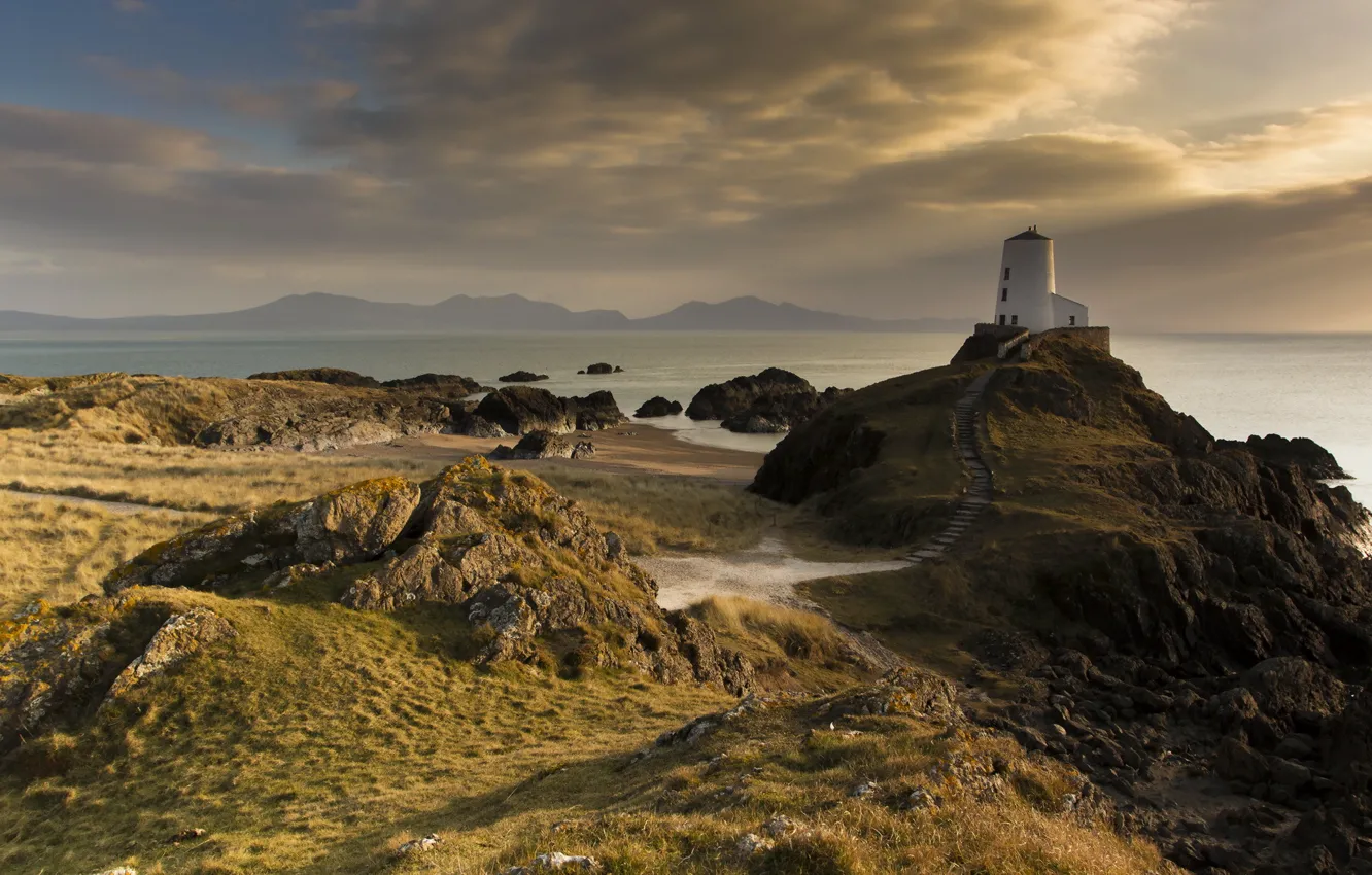 Photo wallpaper sea, landscape, shore