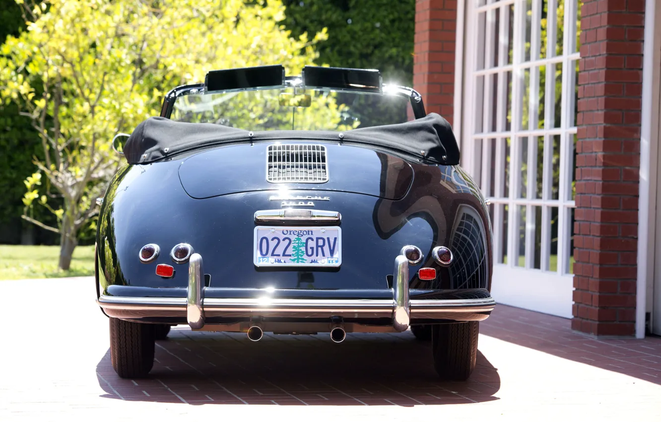 Photo wallpaper Porsche, 1954, rear, 356, Porsche 356 1500 Continental Cabriolet