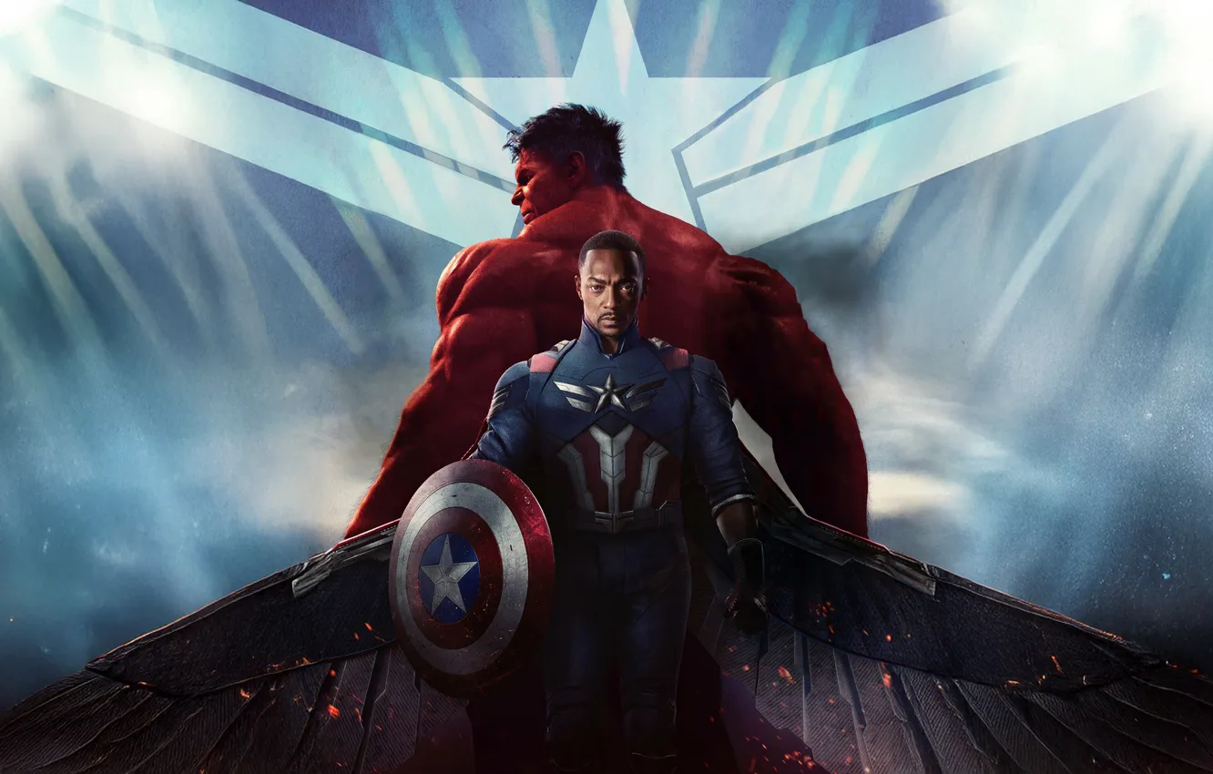 Photo wallpaper background, costume, shield, poster, Marvel, comic, Captain America, Captain America