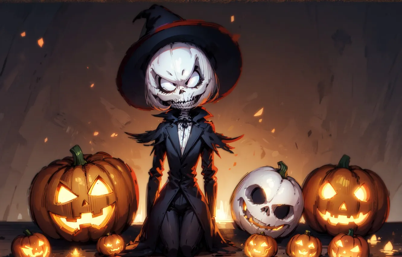Photo wallpaper holiday, pumpkin, Halloween