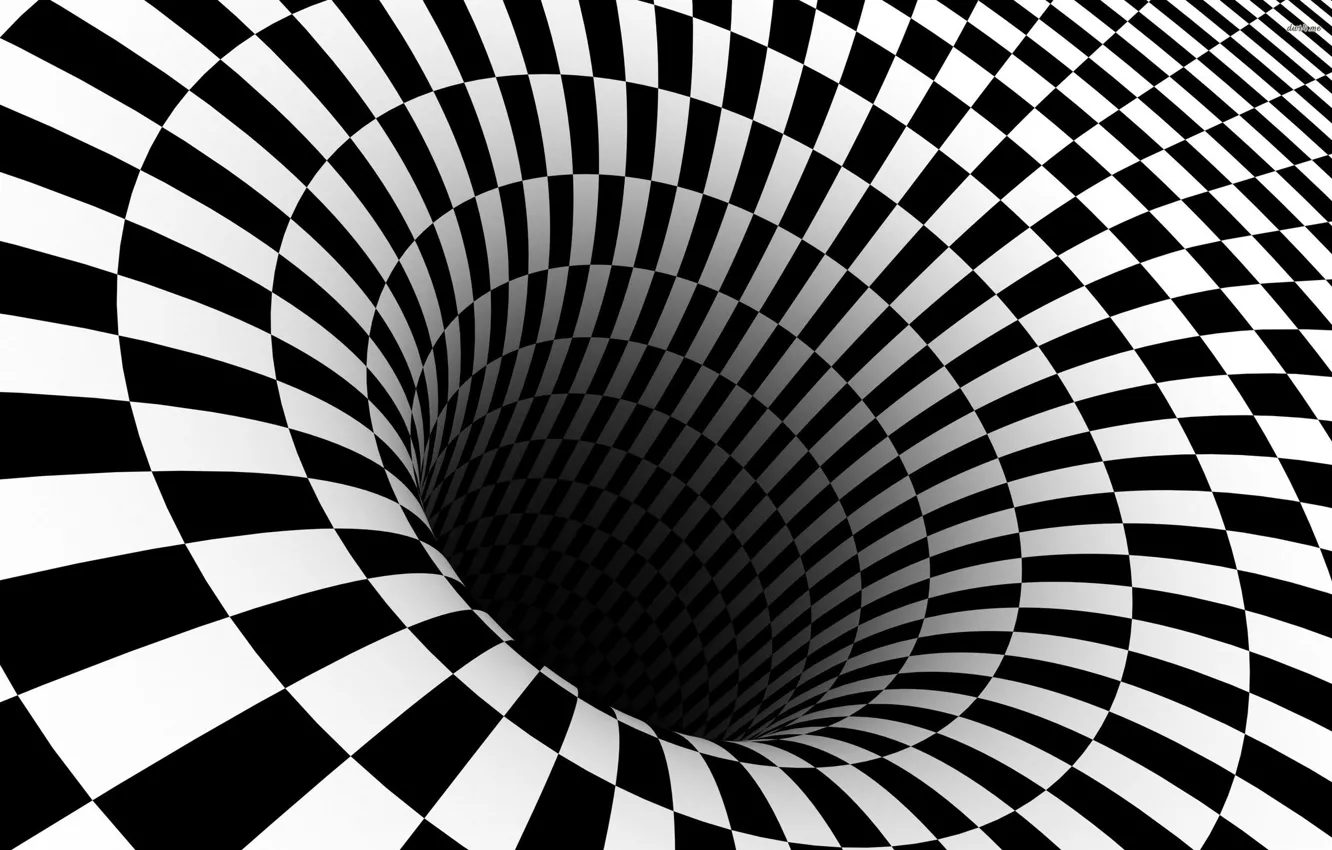 Photo wallpaper texture, the volume, funnel