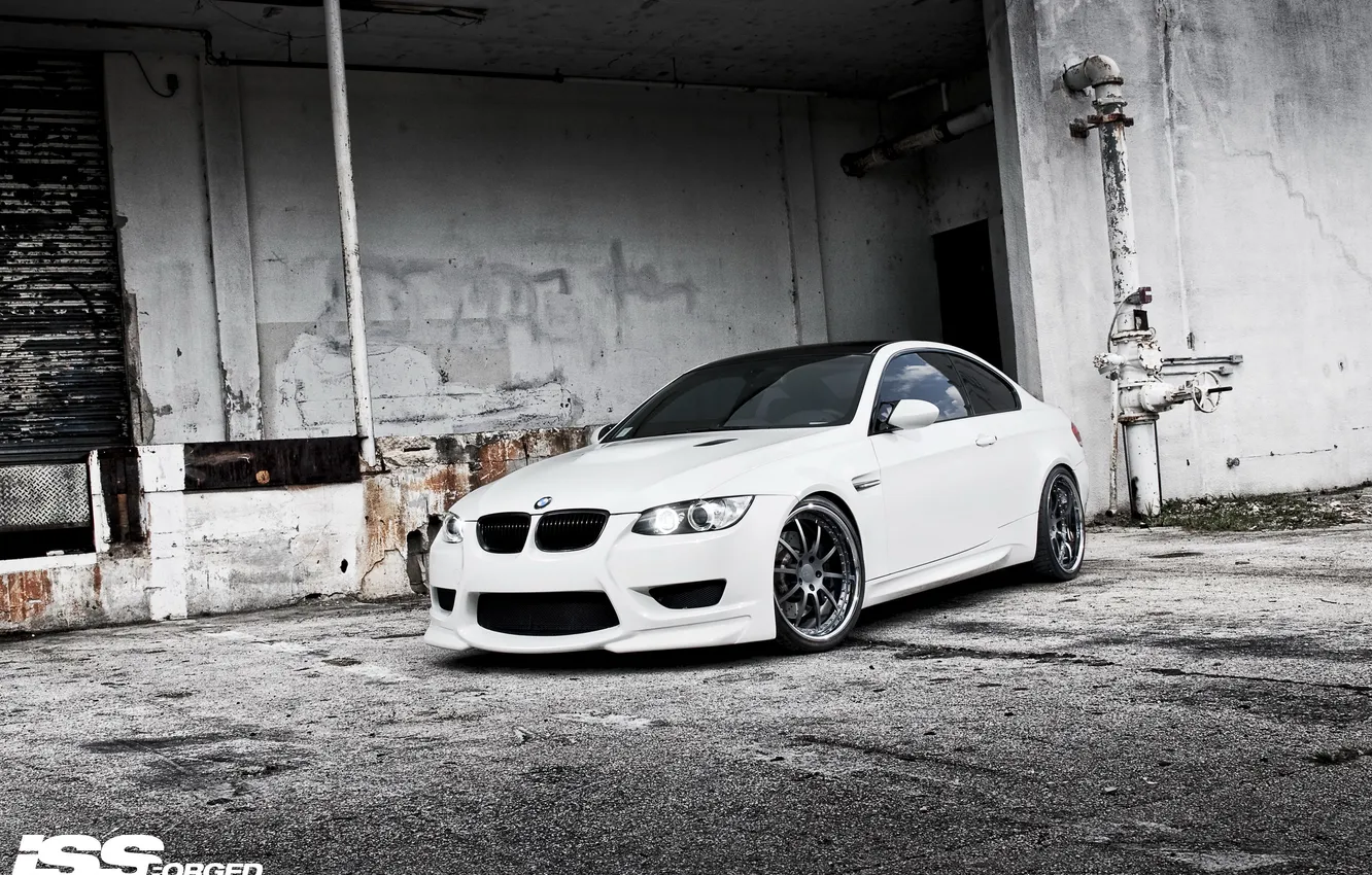 Photo wallpaper BMW, e92, ISS Forged