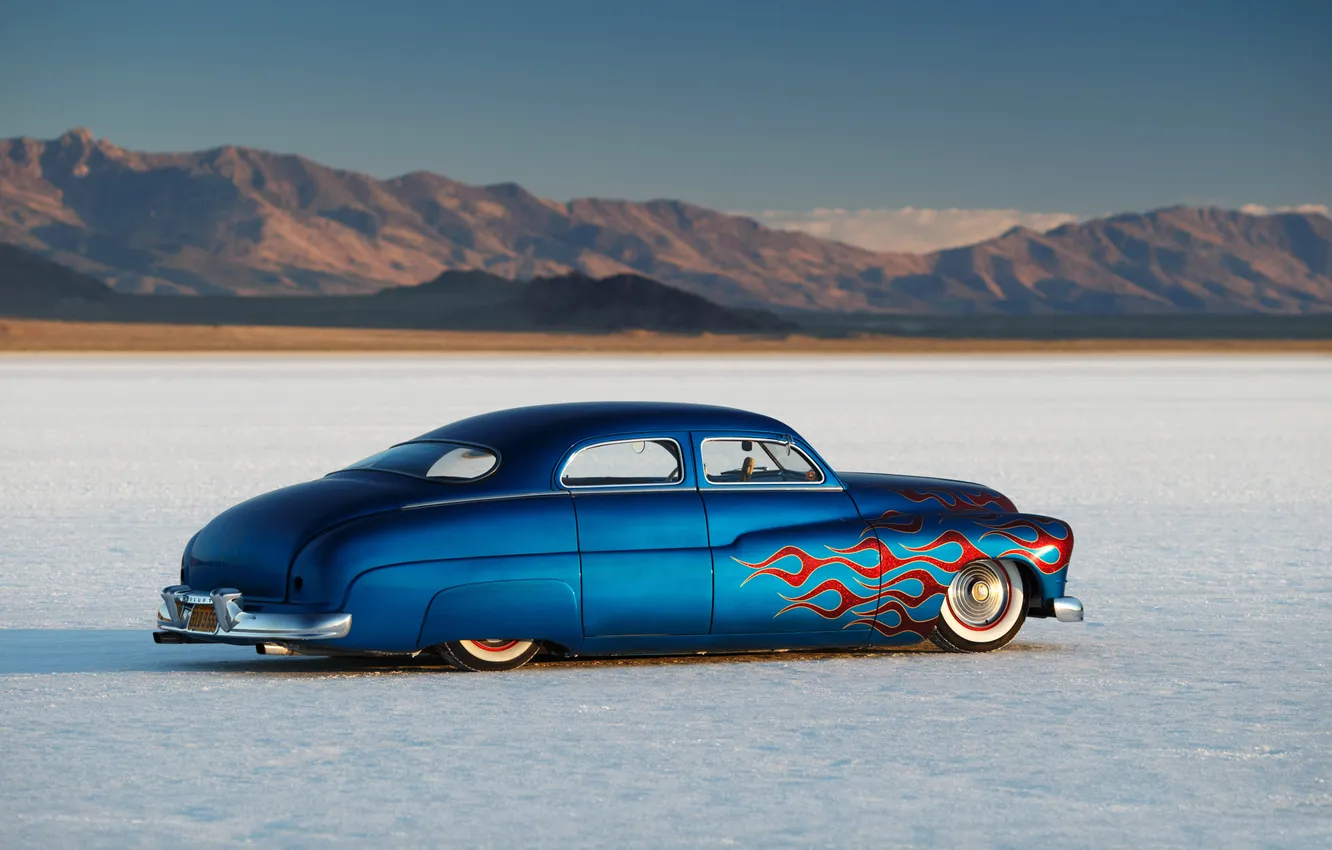 Photo wallpaper car, retro, Hot Rod, tuning, rechange, Mercury Sedan