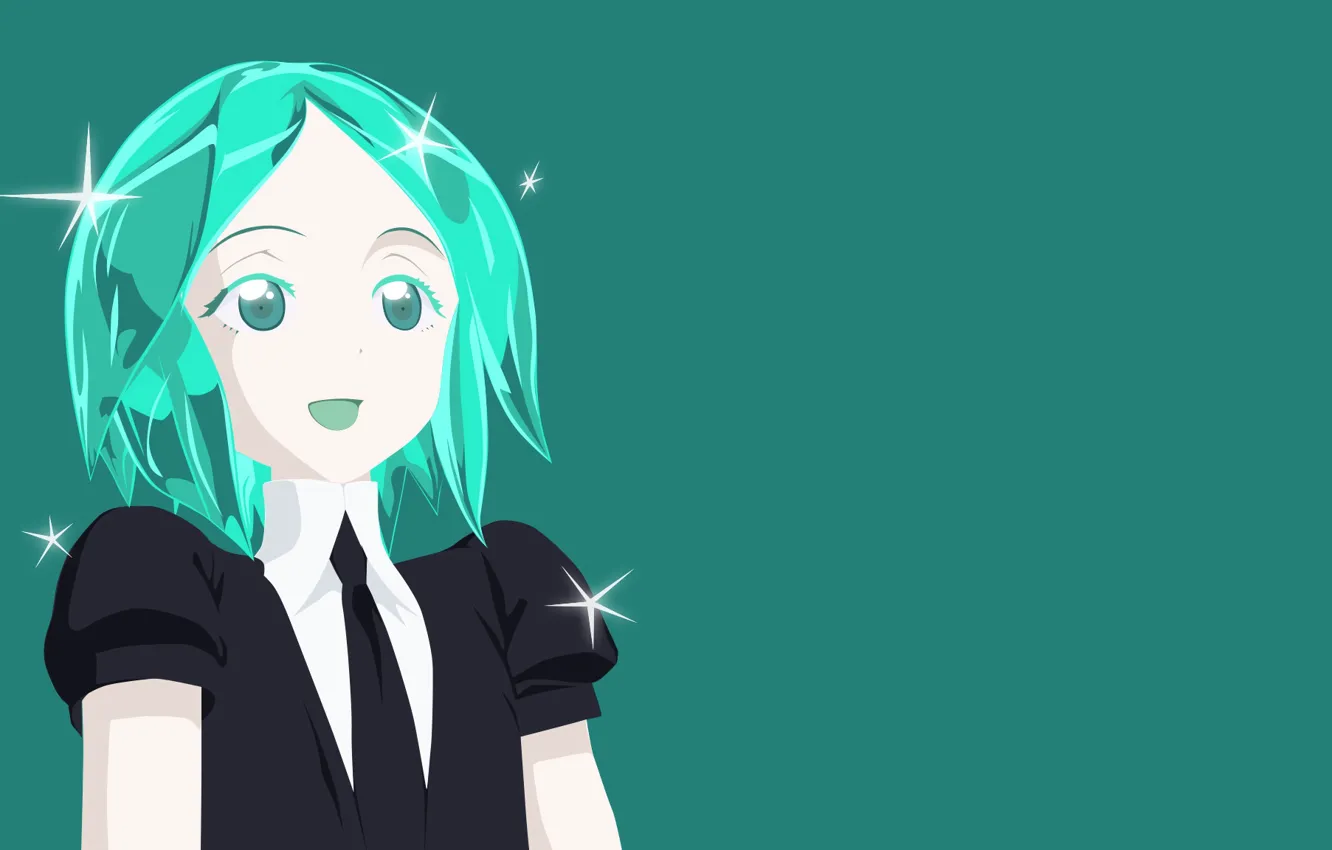 Photo wallpaper girl, crystals, Country Gems, Houseki no kuni