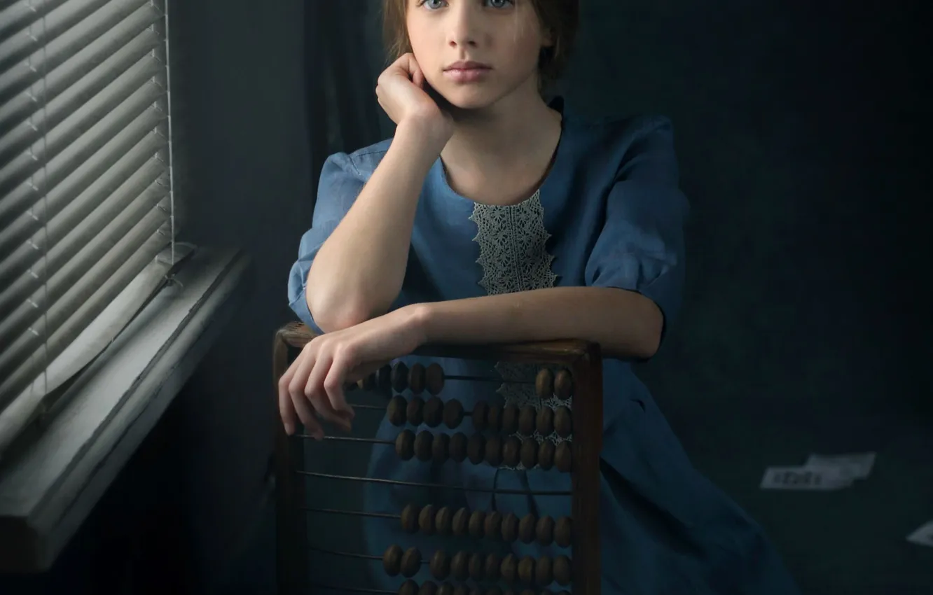 Photo wallpaper girl, portrait, scores, Vadim Morozov