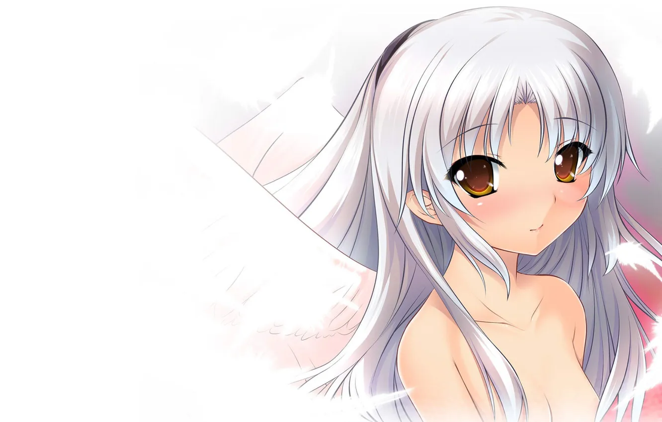 Photo wallpaper angel, anime, art, girl