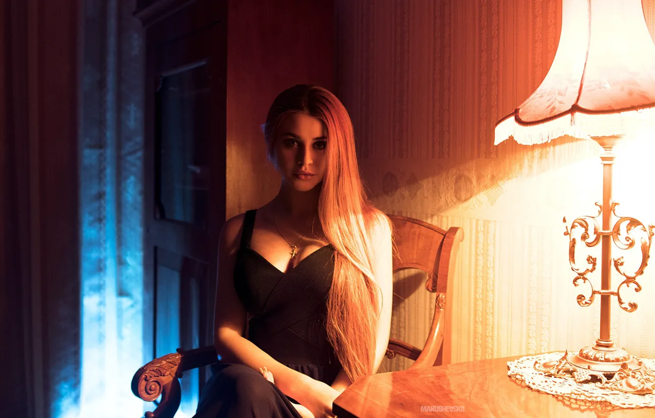 Photo wallpaper girl, light, model, dress, Igor Marushevskii, Dana Bounty