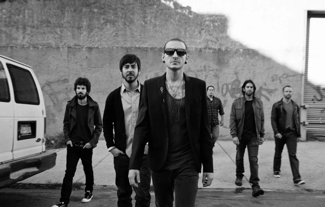 Photo wallpaper linkin park, alternative, Chester Bennington, Mike Shinoda, Linkin Park, alternative, Brand Palpitations, Joe Hahn