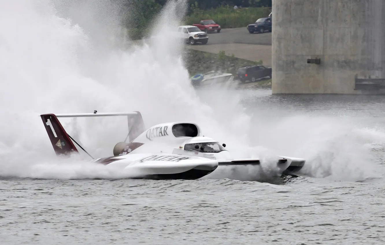 Photo wallpaper race, boat, speed