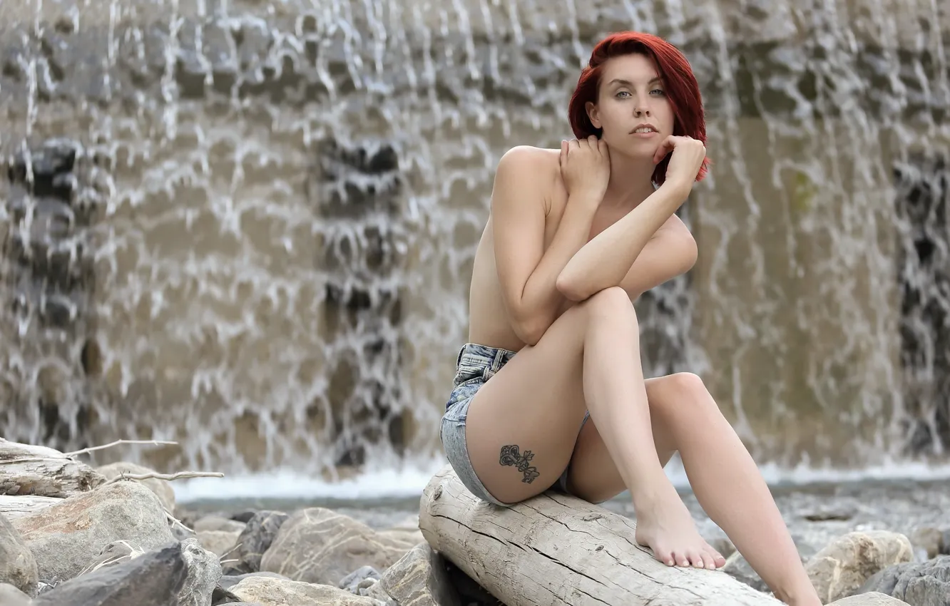 Photo wallpaper girl, background, Mathilde