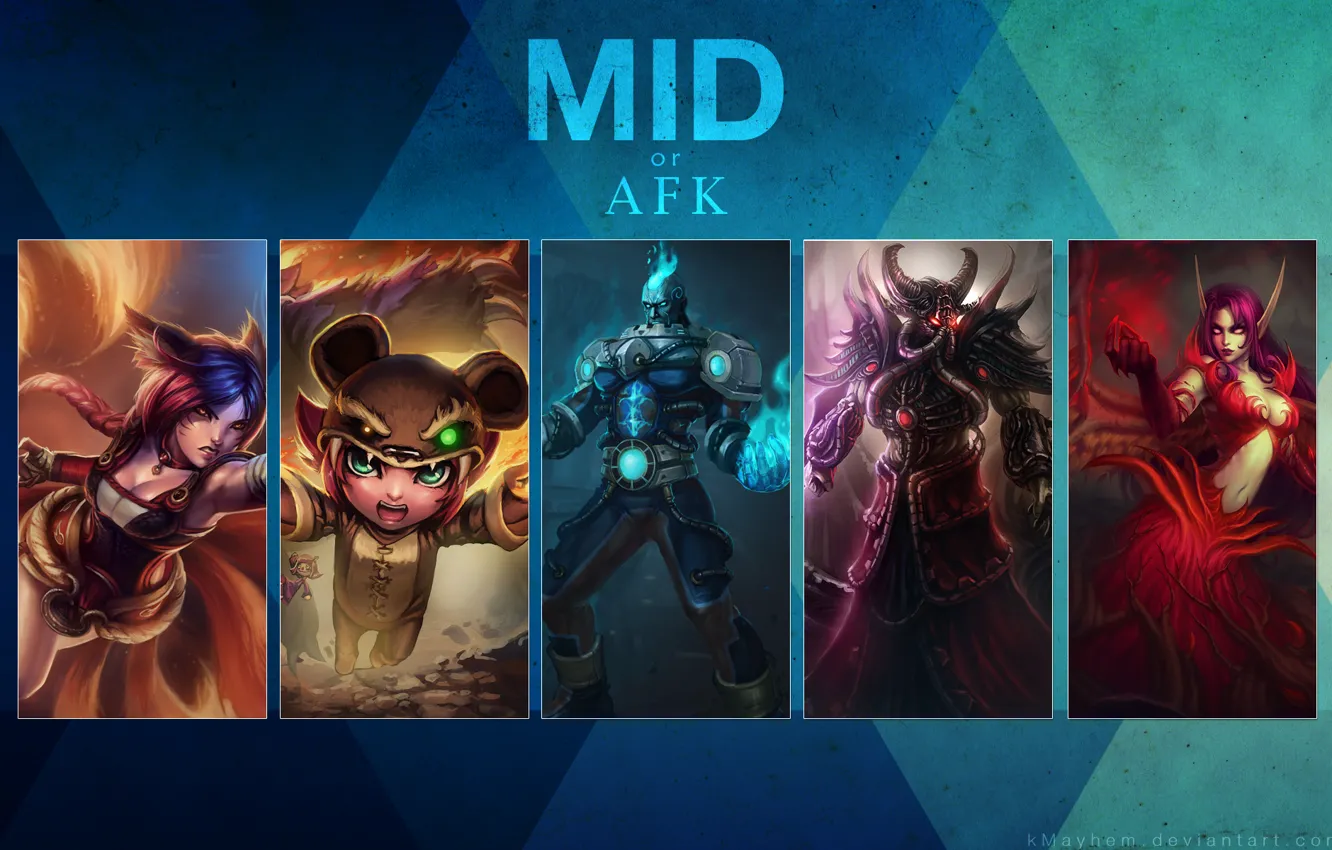 Photo wallpaper League of Legends, Mid, afk