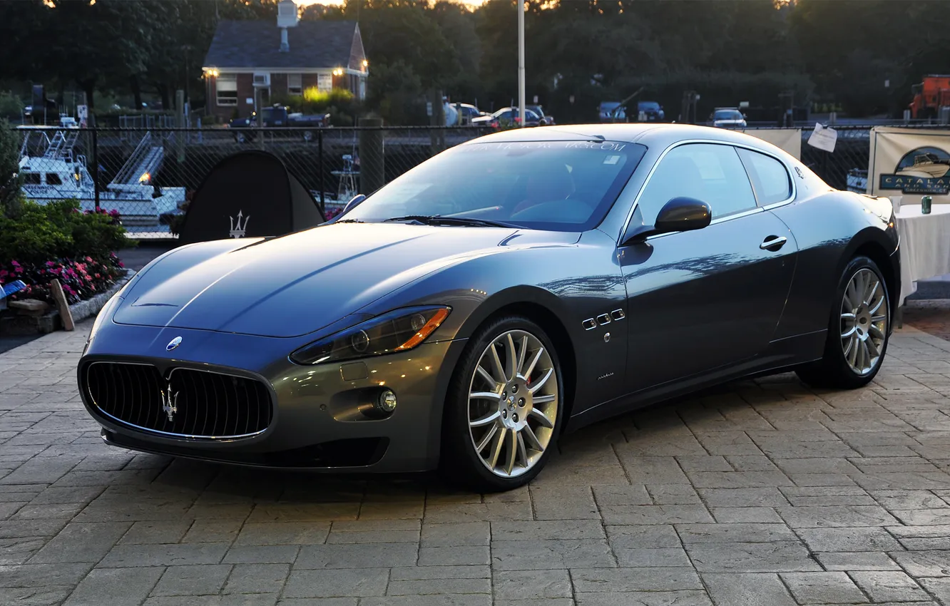 Photo wallpaper machine, Maserati, cars, sports car, GranTurismo-S, Maserati, auto photo