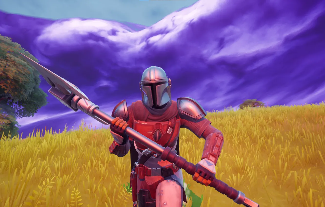 Photo wallpaper the game, Fortnite, Mandalore