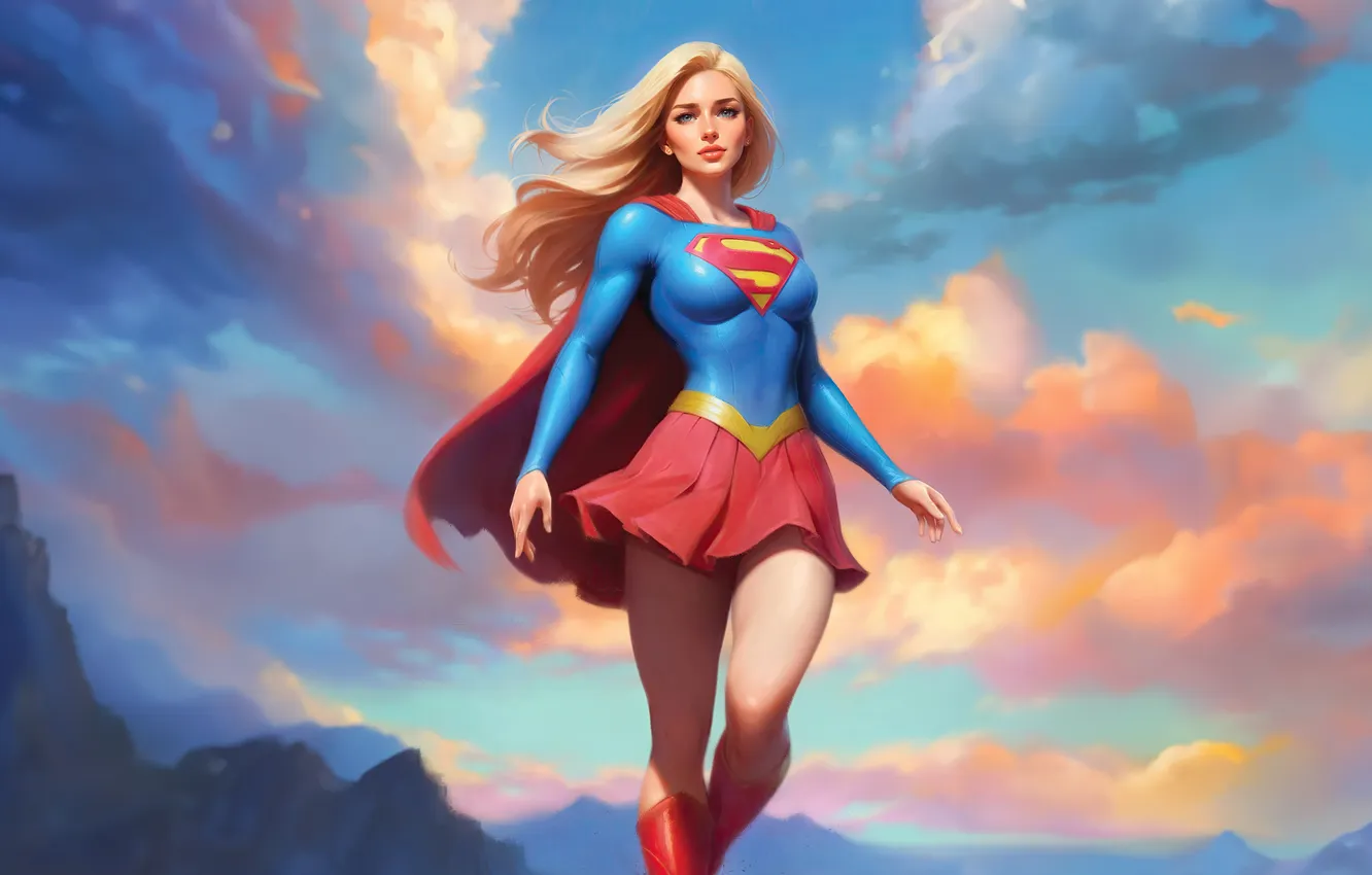 Photo wallpaper starlight, Supergirl, Avenger