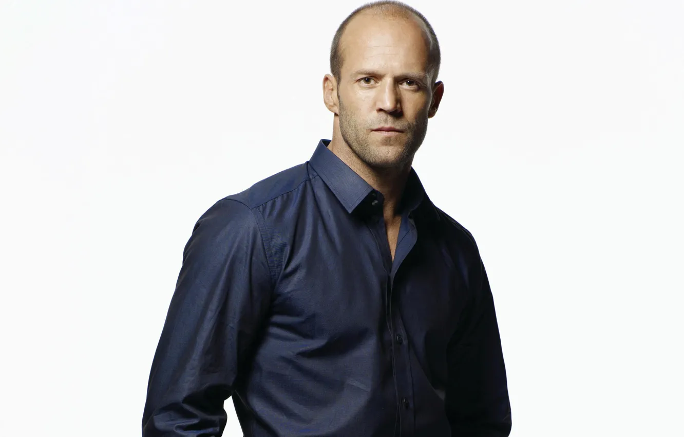 Photo wallpaper Jason, actor, white background, Jason Statham, Statham