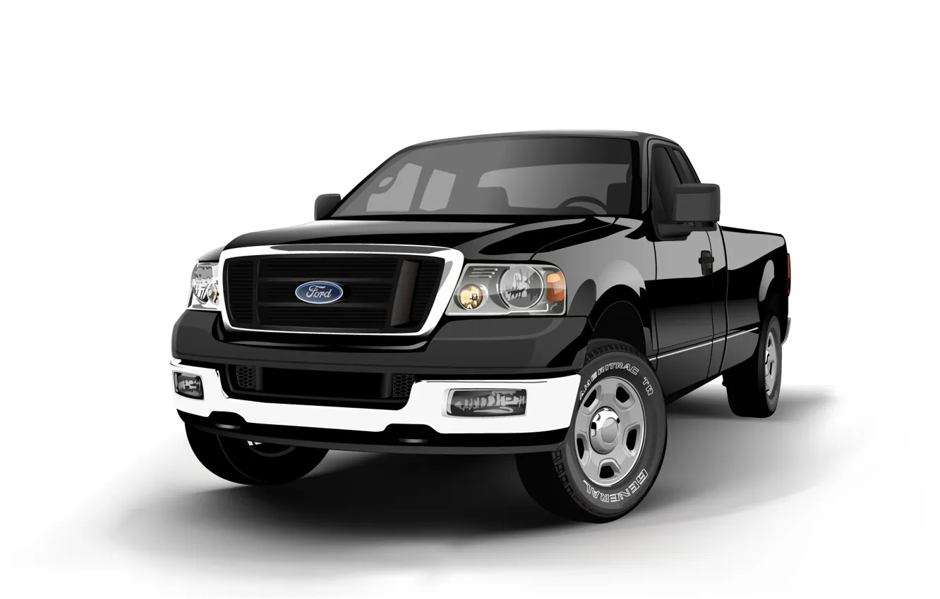 Photo wallpaper Ford, vector, pickup, F-150