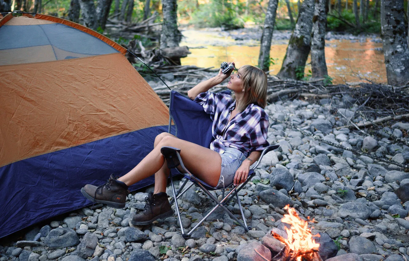 Photo wallpaper girl, shorts, beautiful, model, shirt, Rachel Cook