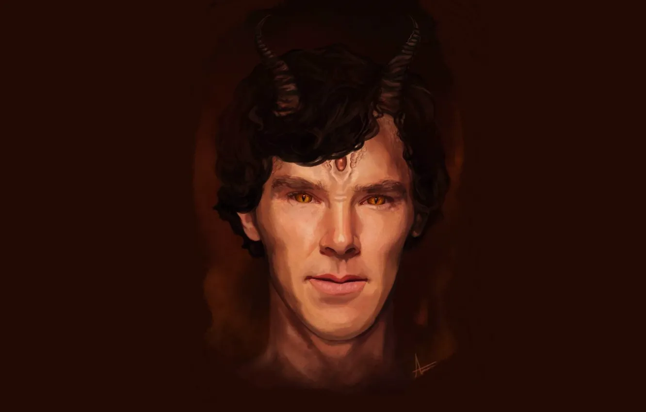 Photo wallpaper dragon, fantasy, art, The hobbit, Benedict Cumberbatch, Smaug