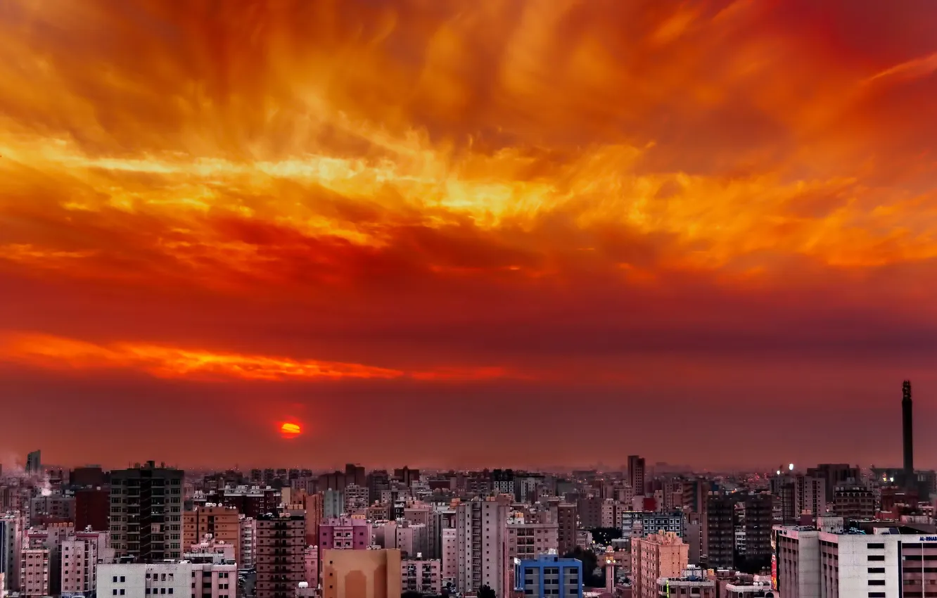 Photo wallpaper the city, Kuwait, Hawally