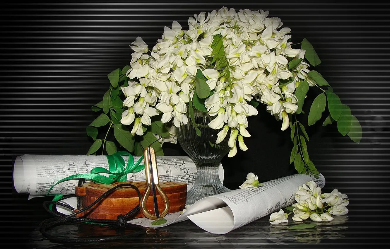 Photo wallpaper summer, flowers, nature, notes, music, mood, beauty, flower