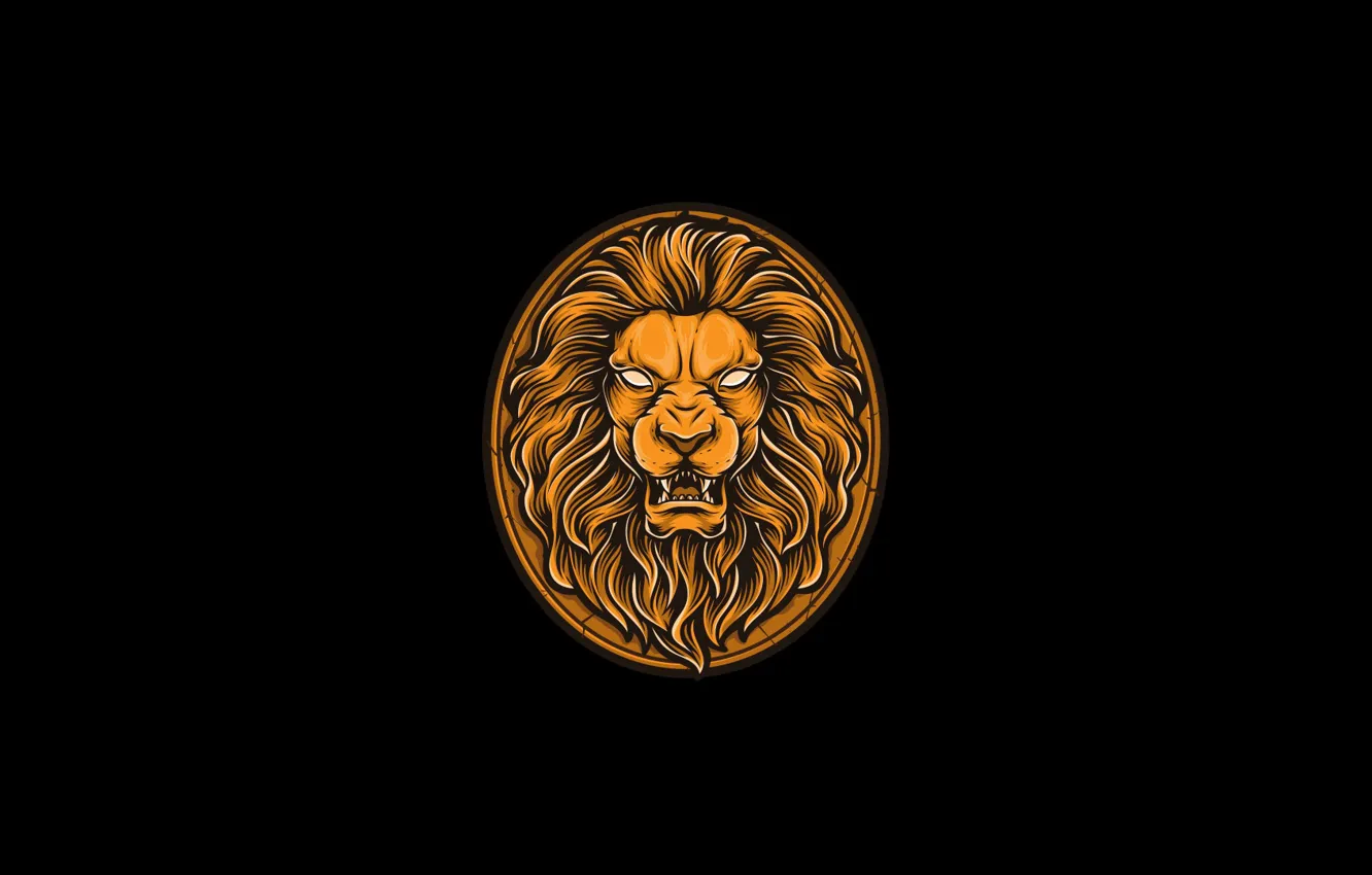 Photo wallpaper face, style, background, minimalism, Leo, art, style, art