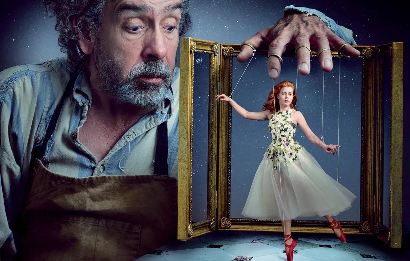 Photo wallpaper puppet, Vogue, Amy Adams, September 2014