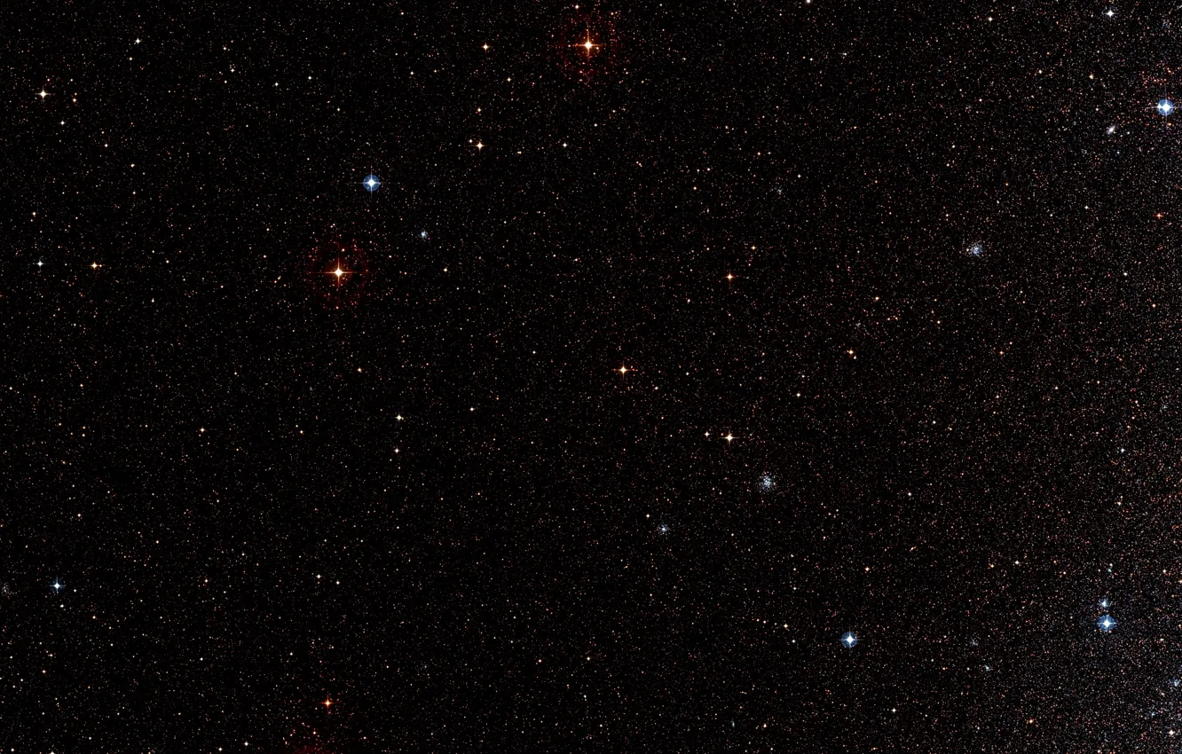 Photo wallpaper nebula, stars, muse, vlt, LMC, Large Magellanic Cloud, Digitized Sky Survey, LHA 120-N 180B