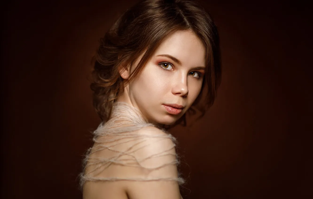 Photo wallpaper look, portrait, Natalie, Ksenia Sergeeva, Sergeeva Kseniya
