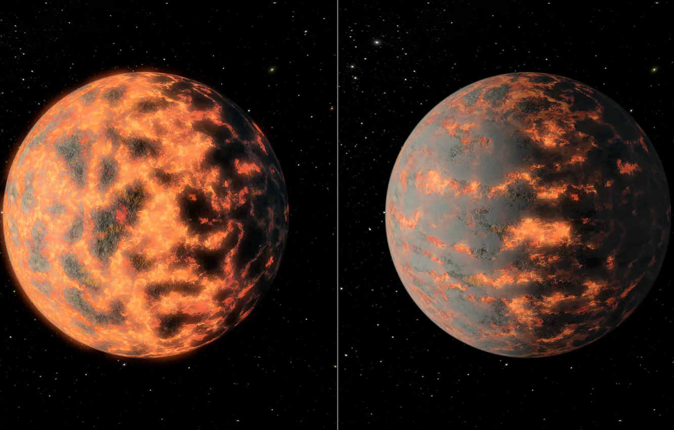 Photo wallpaper space, planet, exoplanet