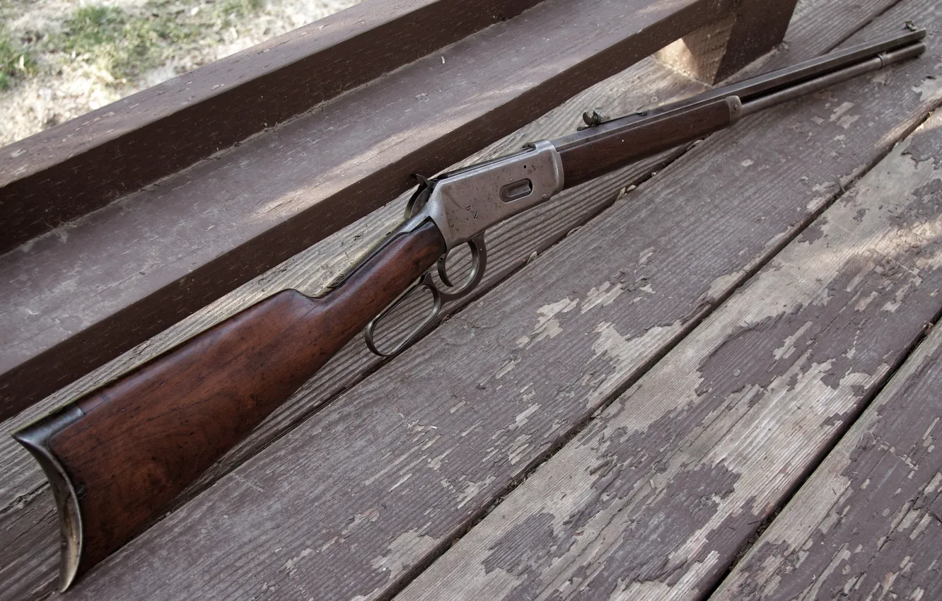 Photo wallpaper weapons, rifle, Winchester, 1891