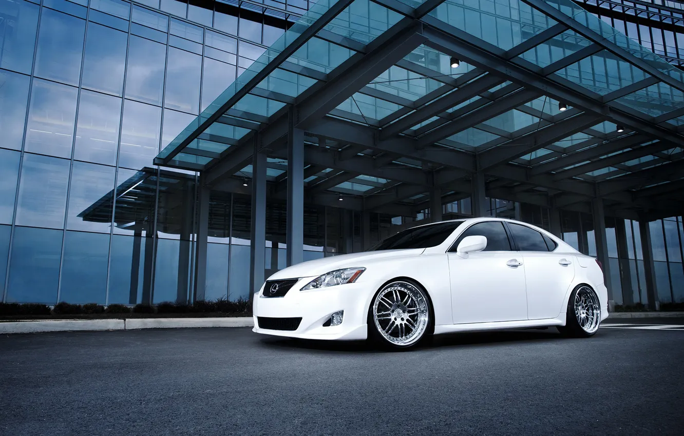 Photo wallpaper tuning, building, Lexus, Lexus IS350