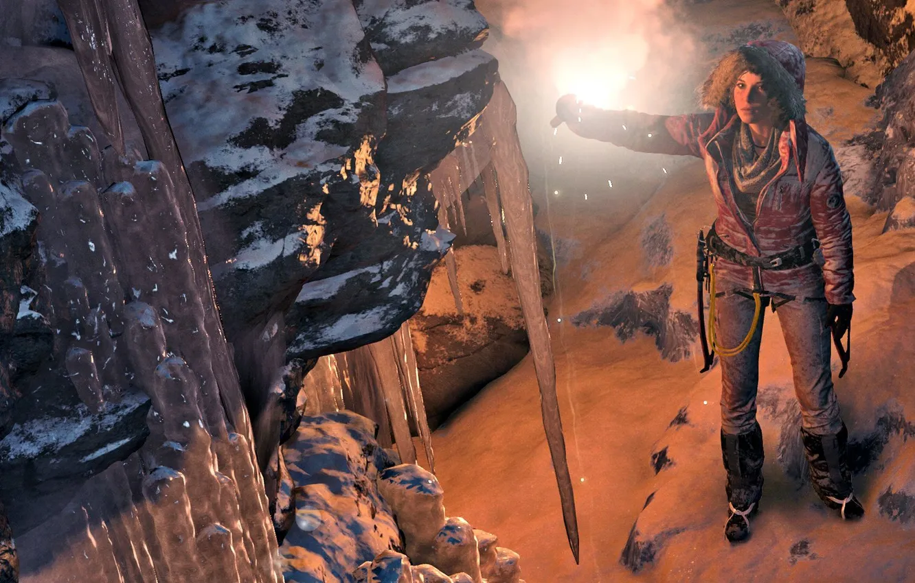 Photo wallpaper girl, the game, Square Enix, Xbox One, Rise of the Tomb Raider