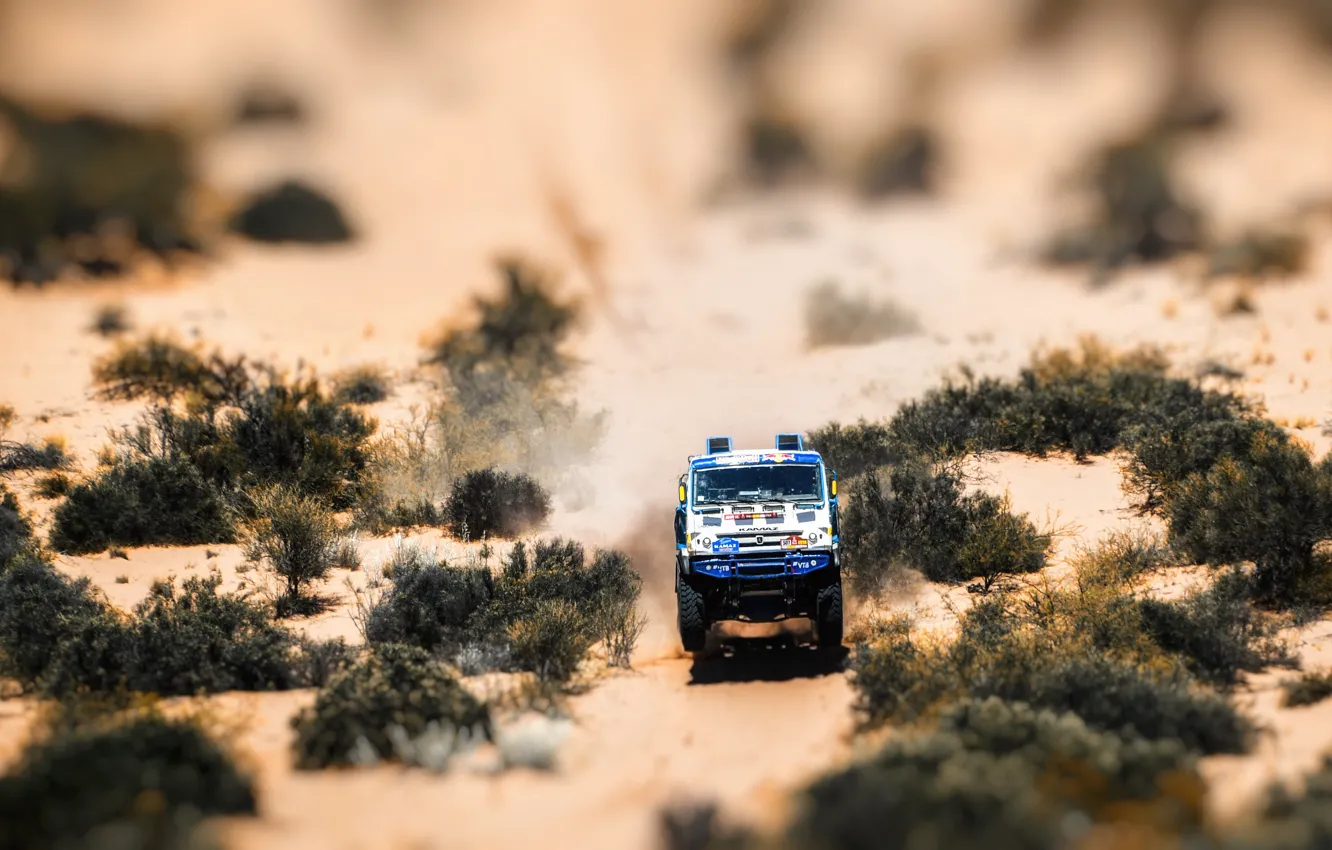 Photo wallpaper speed, Truck, Master, Russia, Kamaz, Rally, Dakar, KAMAZ-master