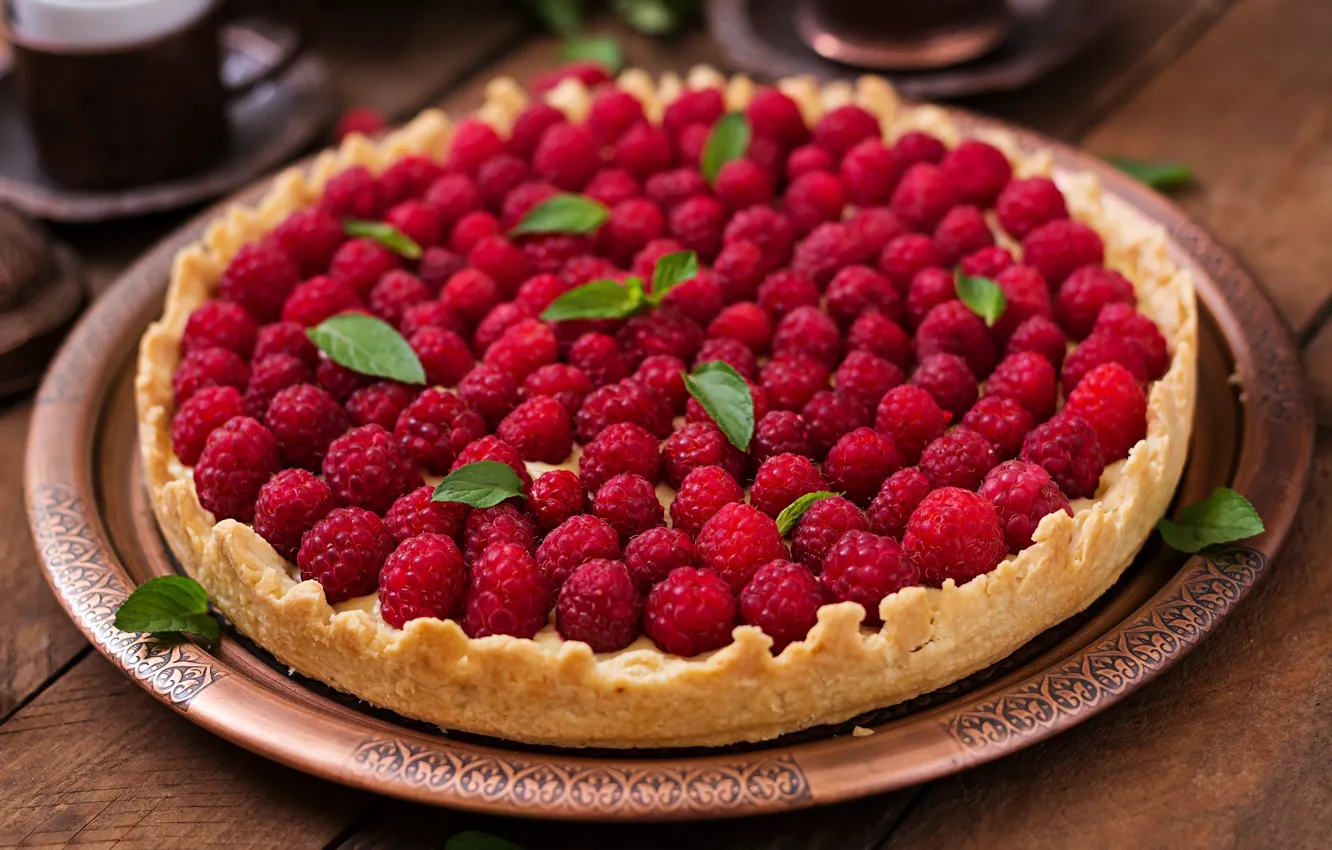Photo wallpaper berries, strawberry, pie, cakes