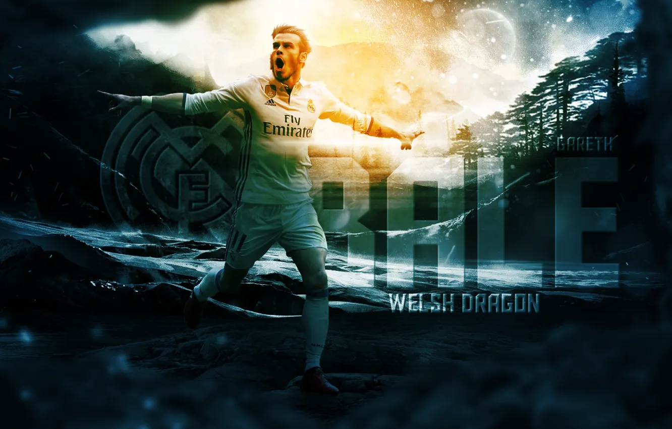 Photo wallpaper wallpaper, sport, football, player, Gareth Bale, Real Madrid CF