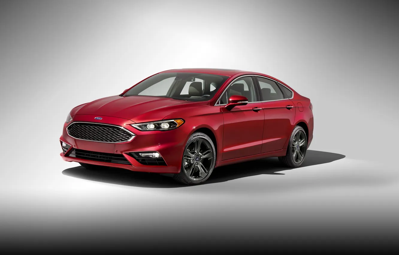 Photo wallpaper Ford, grey background, Ford, Fusion, Fiesta, Fiesta, fusion