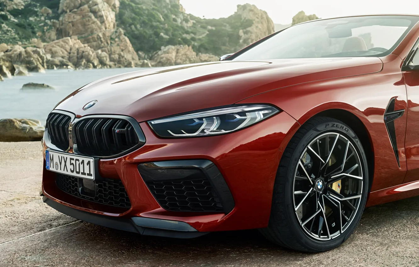 Photo wallpaper BMW, convertible, the front part, 2019, BMW M8, M8, F91, M8 Competition Convertible
