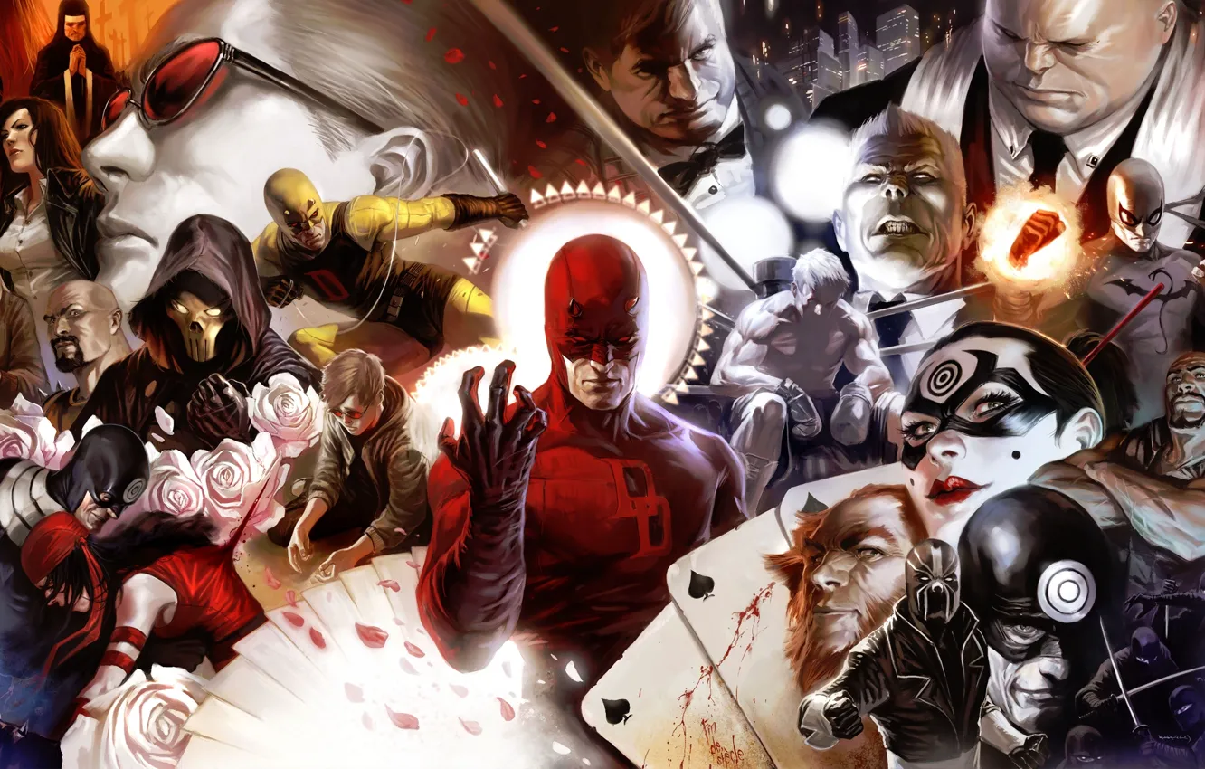 Photo wallpaper Marvel, Daredevil, Comics