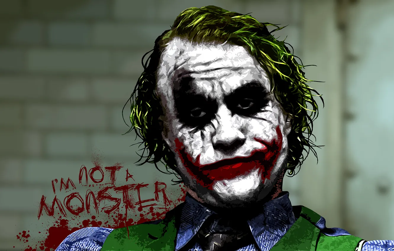 Photo wallpaper Joker, joker, the dark knight