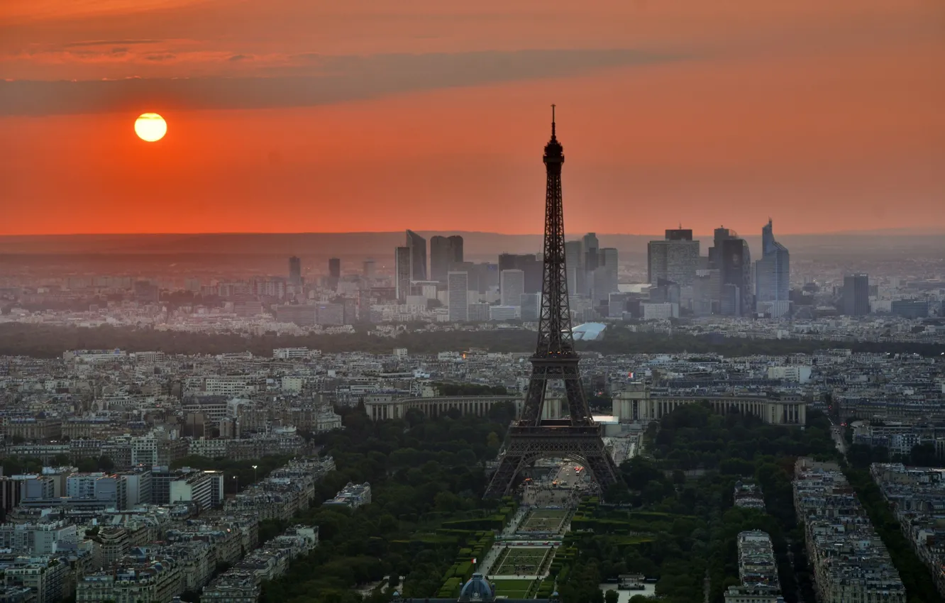 Photo wallpaper Paris, France, Eiffel Tower