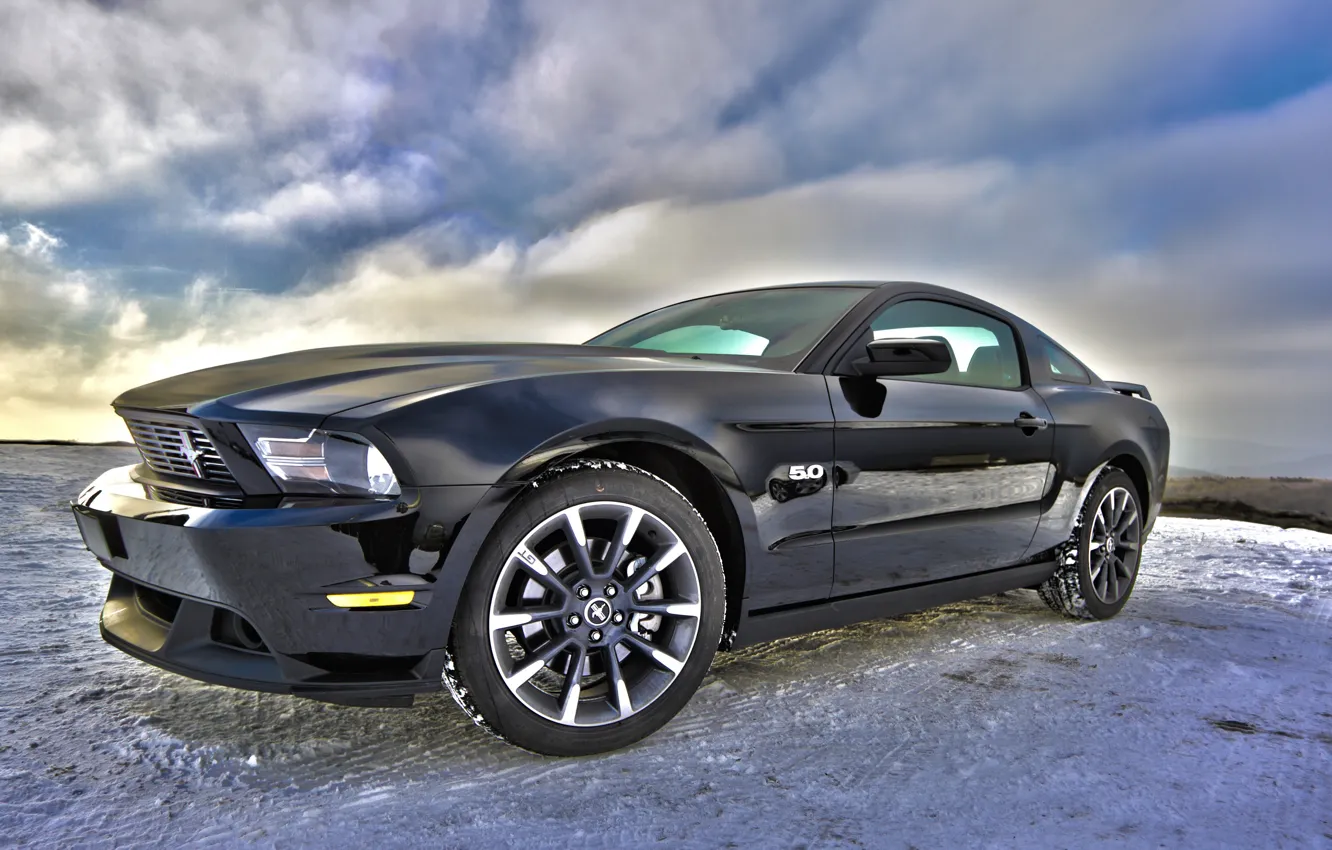 Photo wallpaper Ford, Ford, Mustang 5.0, HDR photo, Mustang 5.0