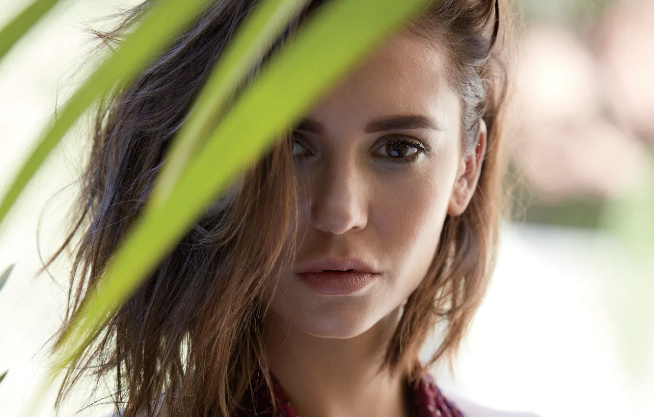 Photo wallpaper look, face, portrait, makeup, actress, hairstyle, brown hair, beauty